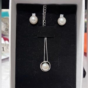 925 Earrings With Necklace